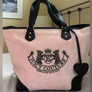 *SOLD SOLD * rare JUICY Couture 💕Y2K BABY PINK SCOTTIE TOTE XL  BAG